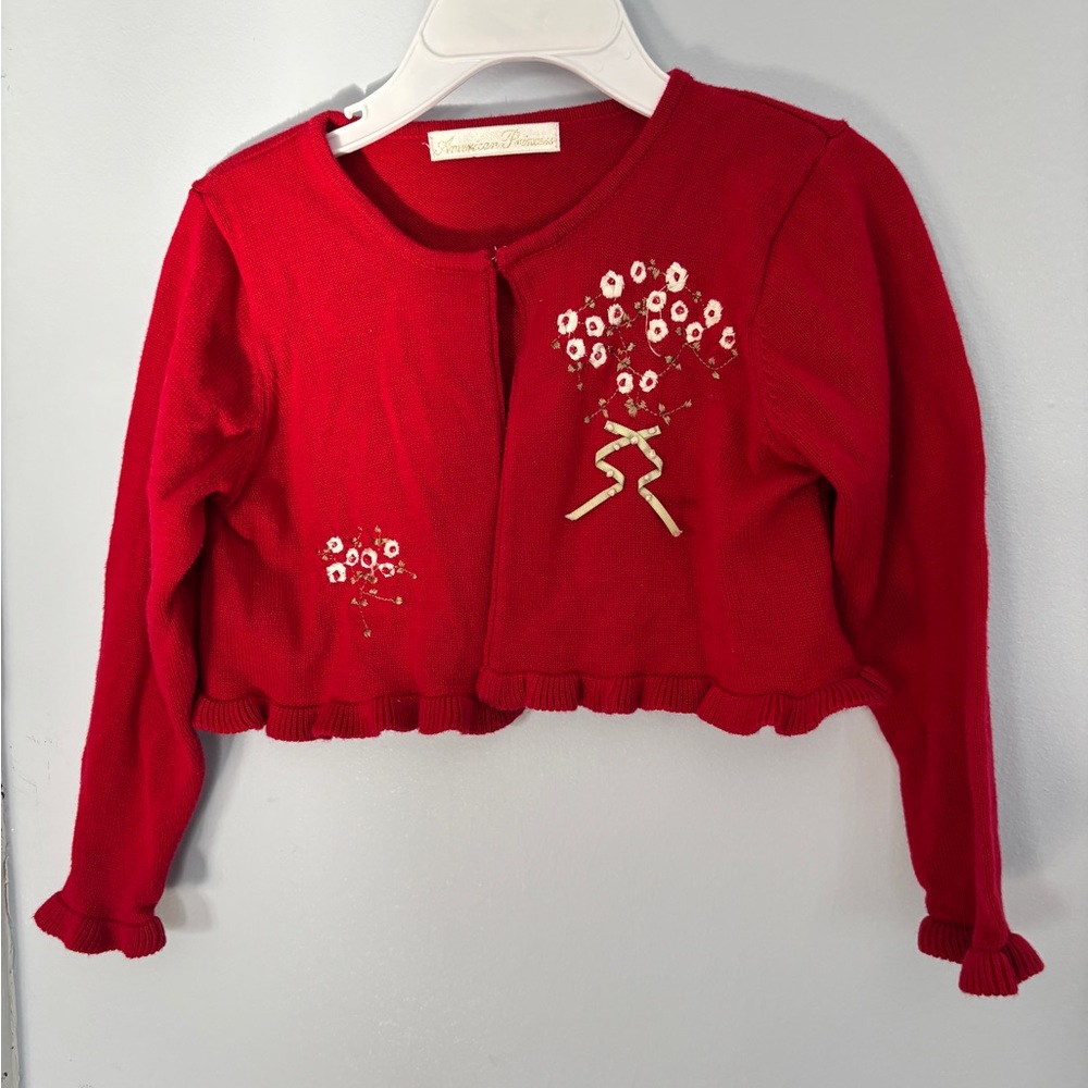 American Princess sweater shrug 2T
